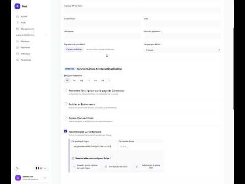 Gessio - Stripe Configuration Tutorial