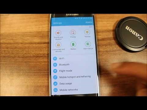 S7: How to Setup Tethering - Mobile Hotspot - Samsung Galaxy S7 / Edge