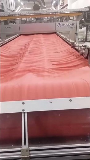 How the Brockner Stenter Machine Revolutionizes Fabric Processing! #TextileIndustry #BrocknerStener