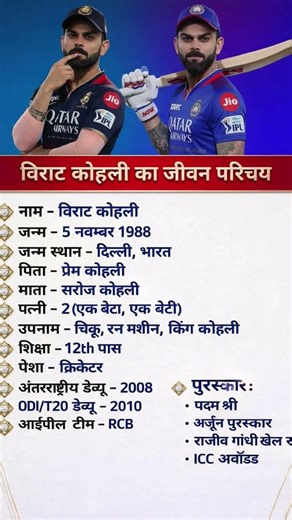 Virat Kohli Biography 2026 | King Kohli Records, Net Worth, Career & Lifestyle#shorts #ytshorts