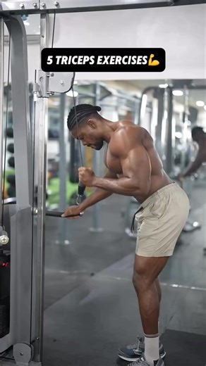 Tricep Attack using only Cables💪🔥(SAVE & SHARE) Cable exercises are one of the best if not the best exercises to grow your triceps and here are some variations to target the triceps to get it bigger & defined. Save, try & share with your gym buddy👍 Instructions: Overhead cable extension (underhand grip) 3 sets (10-12 reps) Straight bar Cable push-down (underhand grip) 3 sets (12 reps) Single arm cable extension 4 sets (10 reps) Rope cable overhead extension 4 sets (10-12 reps) Rope cable push