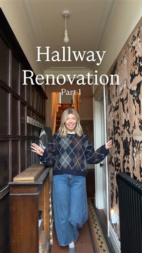 Sophia Hardy on Instagram: "Hallway Reno Part 1 We start this renovation next month & as you can see we have been working on this space on & off for a few years. I predict this will take us around 3 months to renovate from top to bottom. The hallway is the trickiest room to renovate. Although it is only a pathway to other spaces it has a huge impact on the whole house & needs to be designed in a way so it feels cohesive with all the other rooms which we’ve already renovated. In part 2 I’ll share