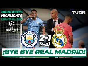 Highlights | Man City 2-1 Real Madrid | 2020 Champions League - Round of 16 | TUDN