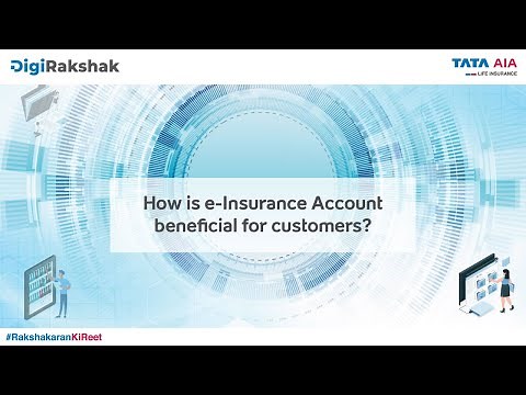 How is e-Insurance Account beneficial for customers? | A Tata AIA Life Insurance Initiative