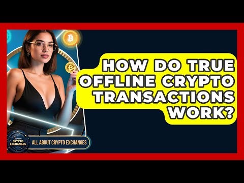 How Do True Offline Crypto Transactions Work? - All About Crypto Exchanges