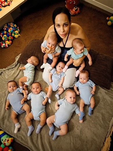 They were the first octuplets in the world❗️😲Now, the children are already 8 years old. What do they look like now?🤷‍♀️- So grown up and different😮👉Check the top comment below to see the photos of their large family⬇️⬇️ | Life is wonderful