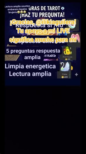 Gracias a @ilikiaguilera por el apoyo en mi LIVE