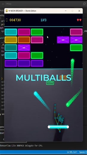Brick breaker part-2 using opencv