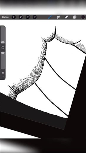 Crosshatching hand on cane #independentcomics #indiecomics #makingcomics #comicart #drawingtutorial