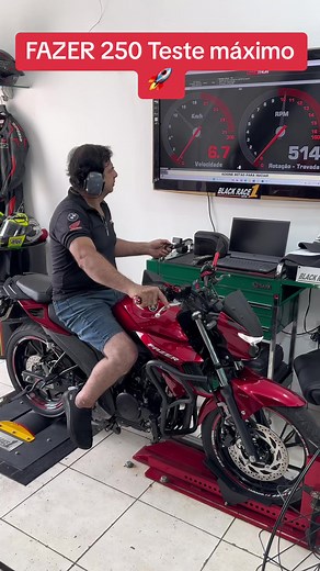 Yamaha FAZER 250cc Teste máximo 🚀