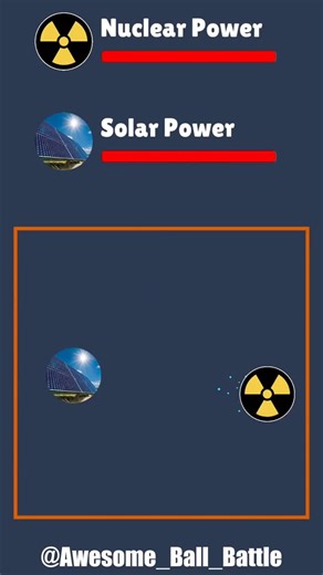 Awesome Ball Battle | Solar Power VS Nuclear Power - Ball Battle | Instagram
