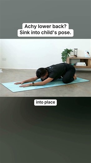Achy Lower Back? Sink into Child's Pose | Sarah Beth Yoga