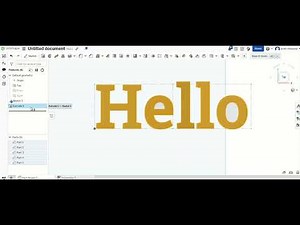 How to Add Custom Text in Onshape (Graduation Sign Tutorial)