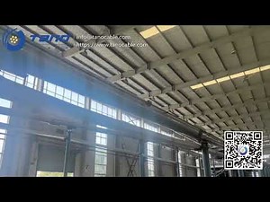 Continuous vulcanization production line for rubber sheathed cables