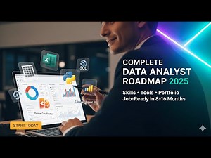 🚀 Complete Data Analyst Roadmap 2025 | Skills, Tools & Career Path