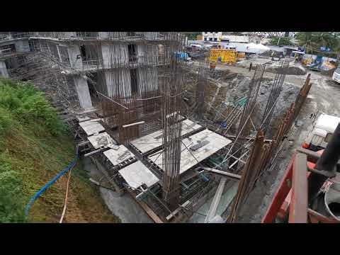 Construction of Highrise Building. (Foundation and Structural Frames Works) Part 120.