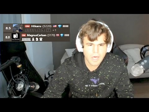 Magnus finally Streams and Runs Into Hikaru in Titled Tuesday