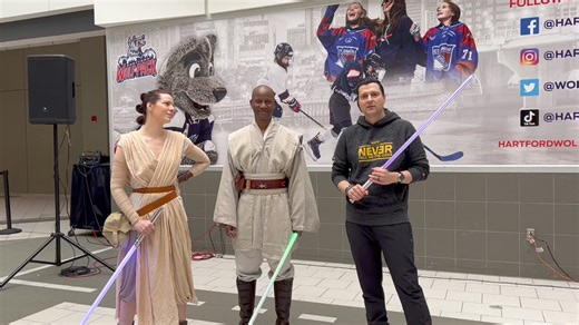 WHO IS EXCITED FOR PADAWAN TRAINING!? | Hartford Wolf Pack
