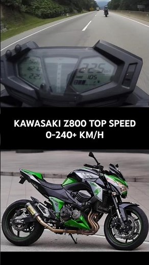 KAWASAKI Z800 TOP SPEED 0-240+ KM/H | kawasaki z800 top speed | z800 top speed
