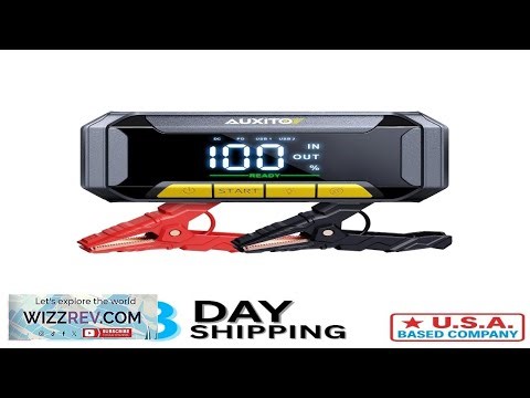 All in One Vehicle Jump Starter & Power Bank 20000mAh with Protective Features