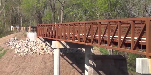 New addition to the Crooked Smile Trail in Durant