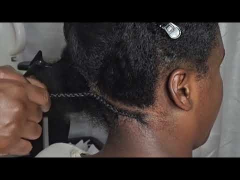 Braided Bantu Knots on Natural Hair | Trendy Protective Hairstyle Step by Step