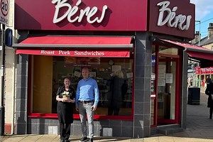 Beres pork sandwich shop pays tribute to retiring worker after 36 YEARS of service