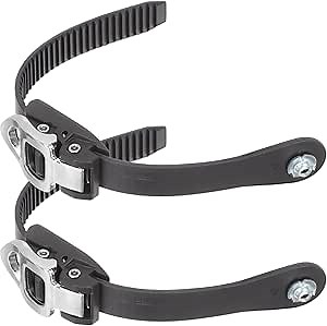 Roller Skate Strap 2Pcs Inline Roller Shoes Strap Professional Buckle Strap Replacement Snowboard Straps Energy for Men Kids(Black) Roller Skate
