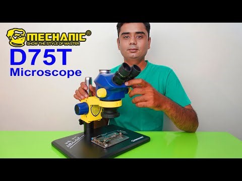 MECHANIC D75T Microscope for mobile phone repairing | Mechanic D75T 3D Microscope review