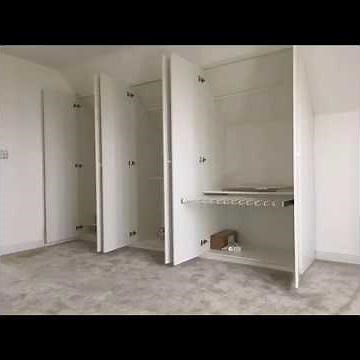 Ikea Pax hack sloping ceiling