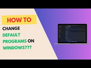 How to Change or Set Default Programs in Windows