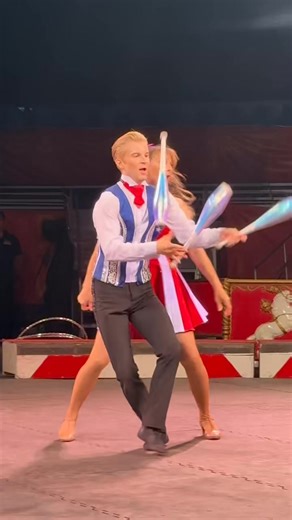 423K views · 10K reactions | The Zsilak Juggling Trio lights up the...