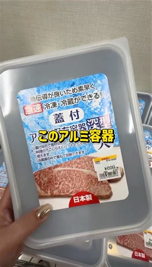 急速冷蔵･冷凍🧊✨アルミ保存容器