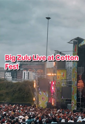 Big Zulu Energizes the Crowd at Cotton Fest 2025