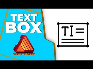 How to Insert Text Box in Affinity publisher