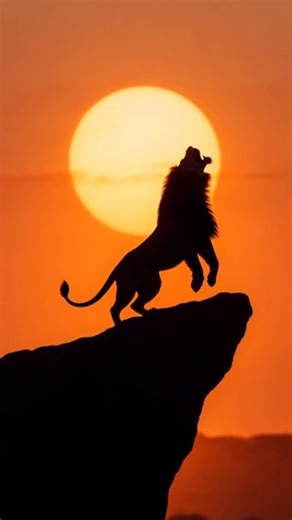 Lion Vista | From the golden hours of the day to the darkness of the night 🌅🌑 #lionking #sunset #lionart #wildlife #animalking #lionvibes #lion #silhouette | Instagram