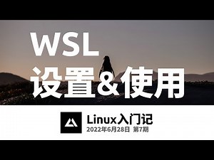 Linux入门记07，wsl的设置与使用