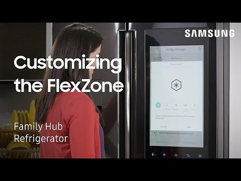 Customize the FlexZone on Your Family Hub Refrigerator | Samsung US