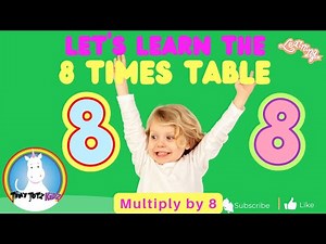 8 Times Table Song | Rocking the 8 Times Table | Multiply By 8 | Times Table Fun Multiplying Magic