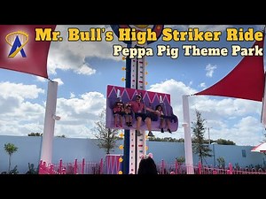 Mr. Bull's High Striker Ride at Peppa Pig Theme Park in Florida
