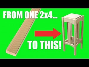 How to Make Classic Furniture made from ONE 2x4!