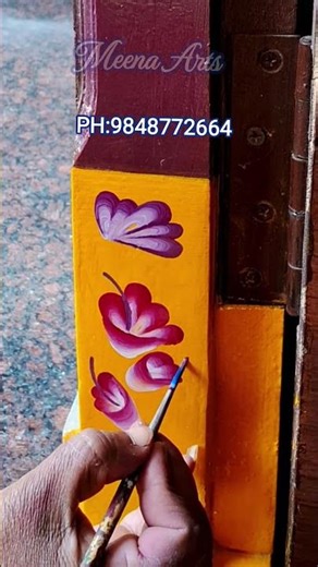 Gadapa designs // Butterfly Painting #latest #shorts #gadapamuggulu