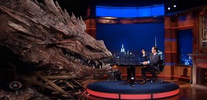 Watch: Stephen Colbert Interviews Smaug from 'The Hobbit' Trilogy | FirstShowing.net