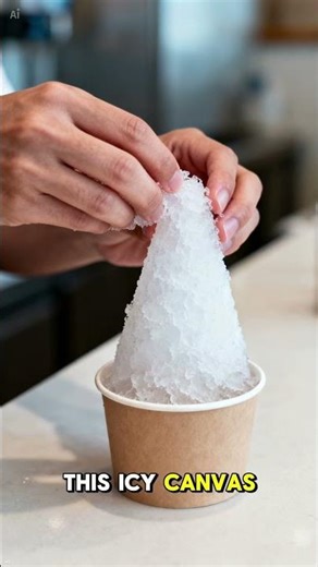 Making snow cones so colorful they're basically edible art #viral #foodie