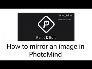 How to mirror an image in PhotoMind | কীভাবে PhotoMind-এ একটি ছবিকে mirror করা যায়