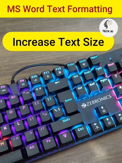 Essential MS Word Formatting Shortcut Keys