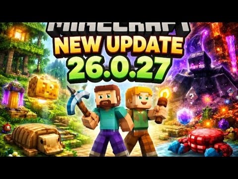 Minecraft new update 26.0.27 #gaming #video #minecraft