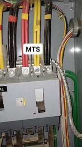 MTS mechanical interlock Actual panel and connection #electrician #relay #control #power #technician #switch #wiring #engineering #diy #electrical | Electricians Guide