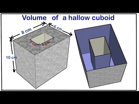 Volume of hollow cuboid
