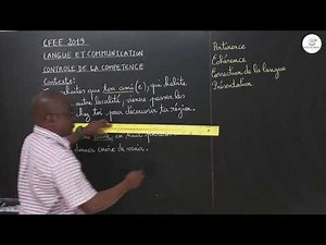 Exercices - CM2 - Français : Correction CFEE 2019 / M. Gassama